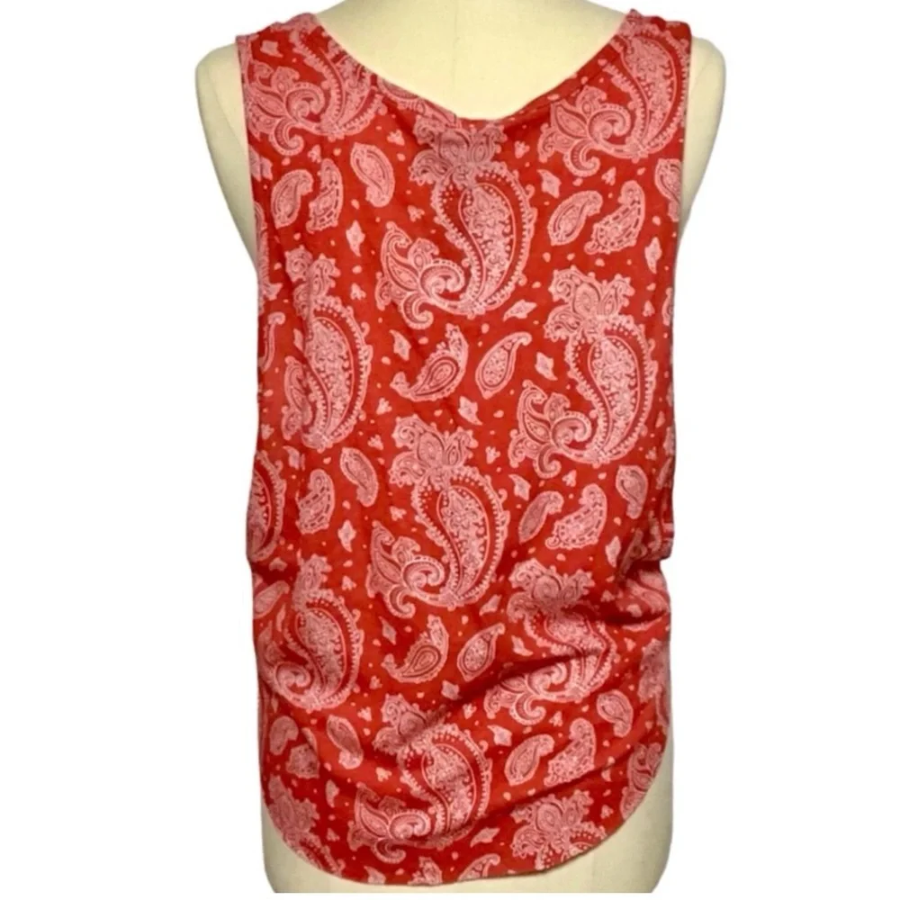 Spencer’s Paisley Print Hi-Lo Muscle Tank (NWT) (Size: Medium)